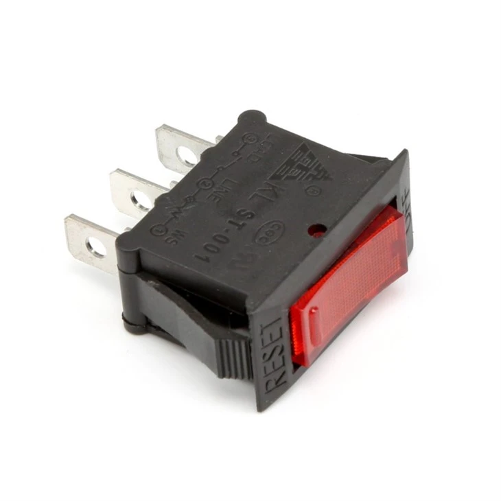 Red SPST 2 Pin 3 Pin Rocker Switch