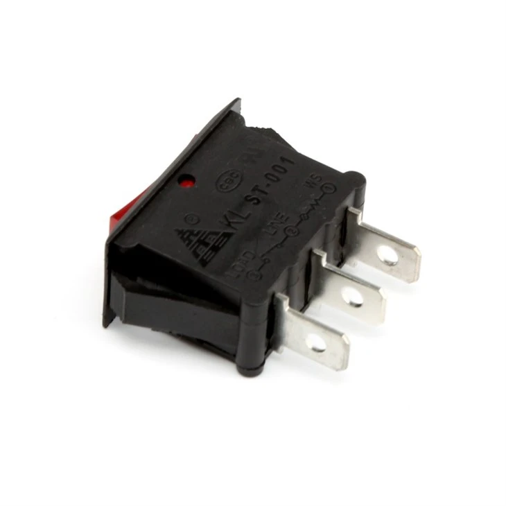 Red SPST 2 Pin 3 Pin On Off Rocker Switch