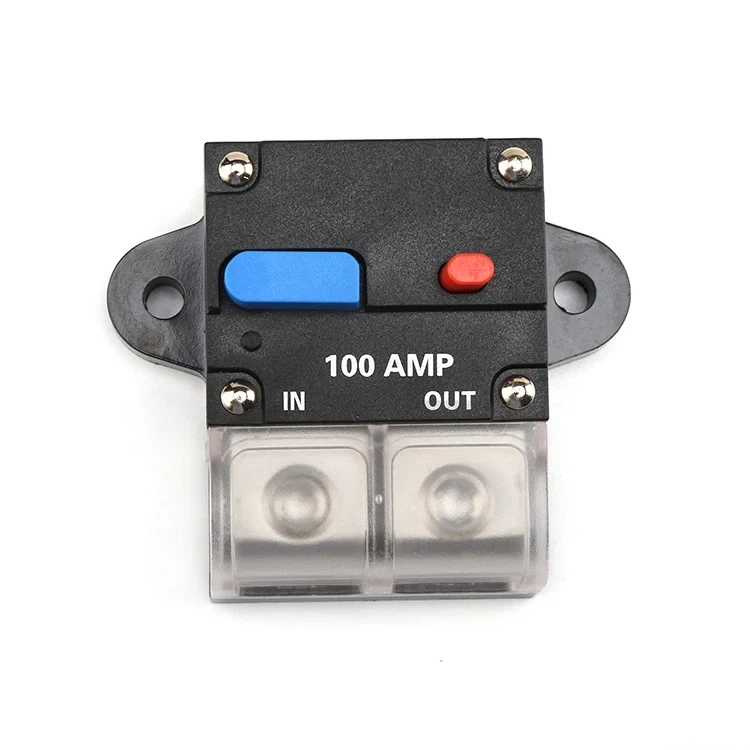 Araba Ses Sistemi için Manuel Sıfırlanabilir Su Geçirmez Devre Kesici