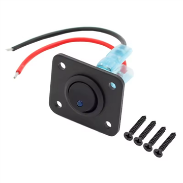 1 Gang 12V 20a Mavi LED SPST SPST Rocker Aç/Kapalı Deniz Anahtarı Panel